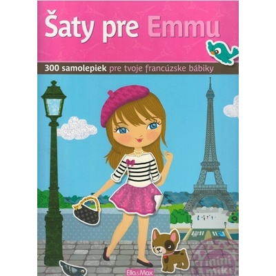 Šaty pre Emmu Kniha samolepiek