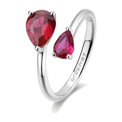 Brosway prsteň Fancy Passion ruby BWFPR115