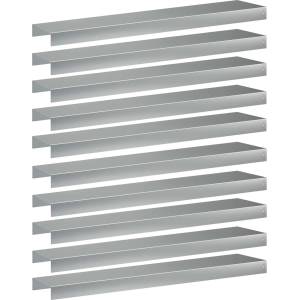 vidaXL Покриващ профил за градина 10 бр. 100 x 20 x 5 см (8012931)