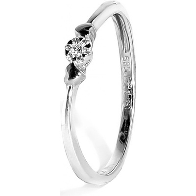 Blink Blink prsteň z bieleho zlata s diamantom 1320BDG-2