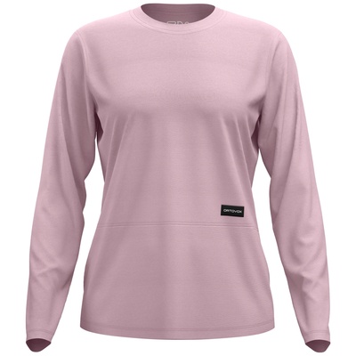 Ortovox 185 Merino Patch Long Sleeve Размер: S / Цвят: розов