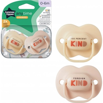 Tommee Tippee CTN silikón Any Time 2ks 0-6m