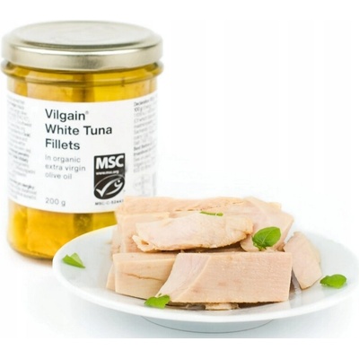 Vilgain Filety z bieleho tuniaka v BIO extra panenskom olivovom oleji 200 g