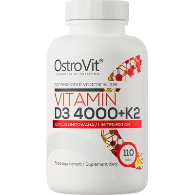OstroVit Vitamin D3 4000 IU + K2 110 tablet