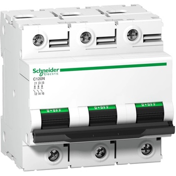 Schneider Electric SE Автоматичен прекъсвач Acti 9 C120N 3P 125A крива C 10kA 4.5 мод. - A9N18369 (A9N18369)