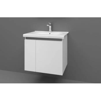 GERA МЕБЕЛ ЗА БАНЯ С УМИВАЛНИК КАРИНА 65х57х46.5см КОНЗОЛЕН БЯЛ