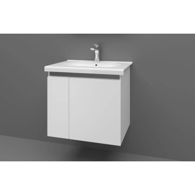 GERA МЕБЕЛ ЗА БАНЯ С УМИВАЛНИК КАРИНА 65х57х46.5см КОНЗОЛЕН БЯЛ