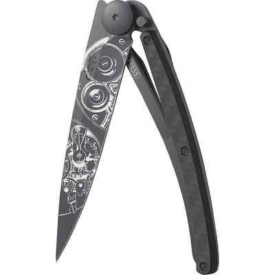 Deejo 1GC010 Tattoo BLACK CARBON Ultraľahký so rúčkou z karbónu a tetovaním