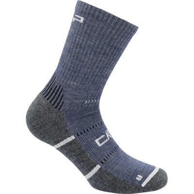 CMP Мъжки туристически чорапи CMP Trekking Sock Merinos Walking socks - Bluestone - размер 39-42 (EU) (204-9980-0113)