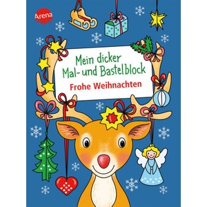 Mein dicker Mal- und Bastelblock. Frohe Weihnachten | Corina Beurenmeister (2024)