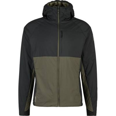 Stoic Мъжко вълнено яке Stoic MountainWool60 JokkmokkSt. Hoody Insulation jacket - Black / Dark Olive - размер 3XL (005-6563-0116)