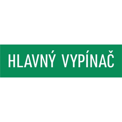 Traiva Samolepka Hlavný vypínač
