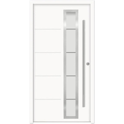 Splendoor Hliníkovo-oceľové vchodové dvere bezpečnostné Demeter RC2 110 x 210 cm P biele