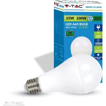 Image 1 of V-TAC E27 A65 15w 6400K (4455)