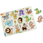 2Kids Toys Дървен пъзел Сафари 11 части (2D98242)