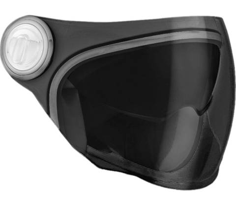 Plexi pro přilby Heritage, NOX PREMIUM (tmavé)