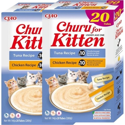Churu Cat Kitten Tuna & Chicken 20 x 14 g