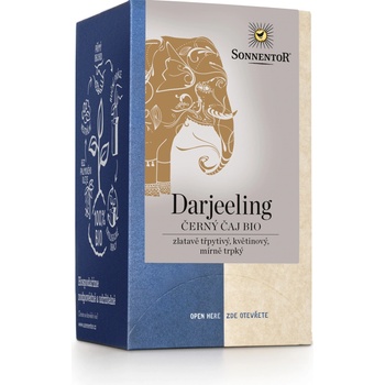 Sonnentor Darjeeling černý čaj Bio porcovaný 27 g
