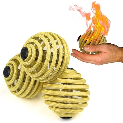 Sada, ohnivých, míčků, Fyrefli, 3 ks, fireballs, ohnivé