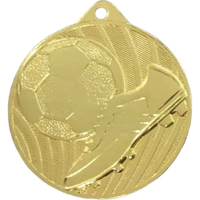 Tryumf mmc0450/g medaila futbal pr.50 mm hr.2 mm zlato bronz