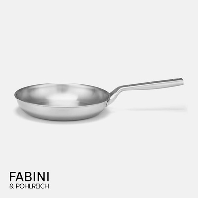 FABINI Pánev & Pohlreich, 26 cm - Nerezová beznýtová pánev z pětivrstvé nerezové oceli bez poklice