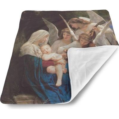 Sablio Detská deka pre bábätko Panna s anděly William Adolphe Bouguereau
