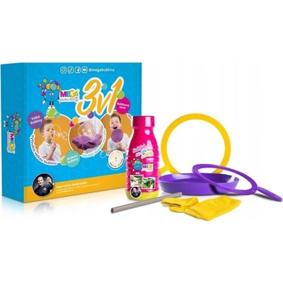Megamanie Sada Megabublina 3v1 250 ml