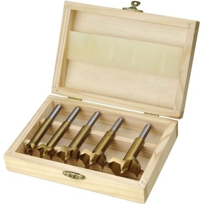 EXTOL CRAFT frézy-sukovníky, do dřeva, sada 5ks, ∅15-20-25-30-35mm, 44016