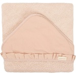 Bimbidreams Бебешка хавлия с качулка Bimbidream - Algodon Stone Washed, 100 x 100 cm, Pink (8435629216334) - ozone
