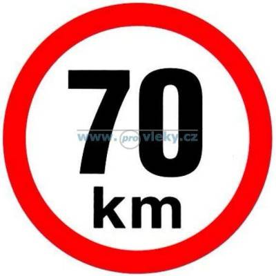 Tanatech Samolepka rychlosti 70 km