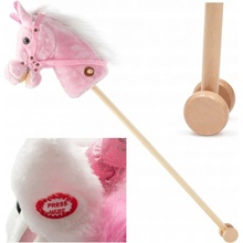 Hobby Horse so zvukom a kolieskami Rosie Baby Mix pink