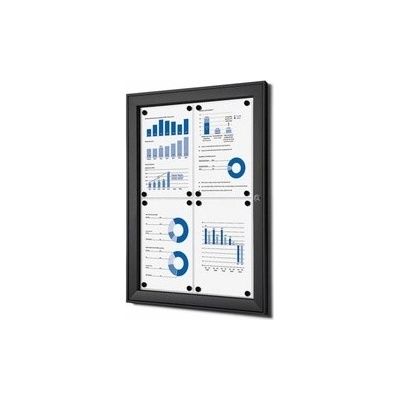 Jansen Display vnitřní vitrína 4 x A4