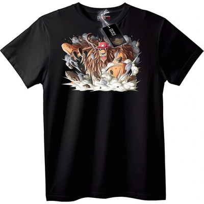NOONEBRAND Тениска One Piece Лъв - 7XL, White