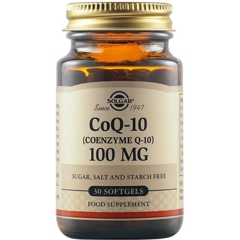 Solgar CoQ-10, 100 mg, 30 меки капсули, Solgar