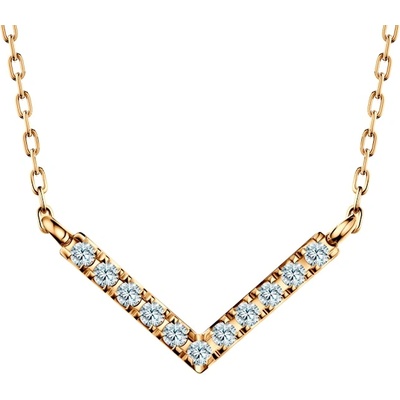 SAVICKI Колие Share Your Love: злато, лабораторни диаманти