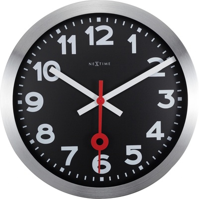 NeXtime Стенен часовник Station арабски цифри 35 см (3999ARZW)