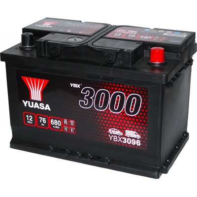 Yuasa YBX3000 12V 75Ah 650A YBX3096