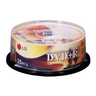 Dvd+r lg, 4.7gb, 16x, 25 БР (pr408d3s25c)
