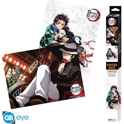 DEMON SLAYER - Set 2 Posters Chibi 52 x 38 cm - Series 3, ABYDCO861