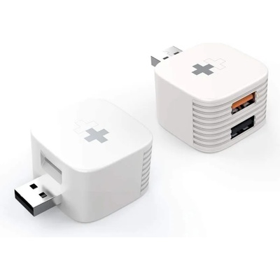 Hyper HyperDrive HyperCube - мултифункционален хъб за архивиране на данни (бял)