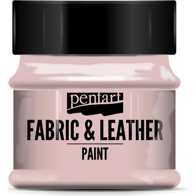 Pentart Farba na textil a kožu, viktorianská ružová, 50 ml