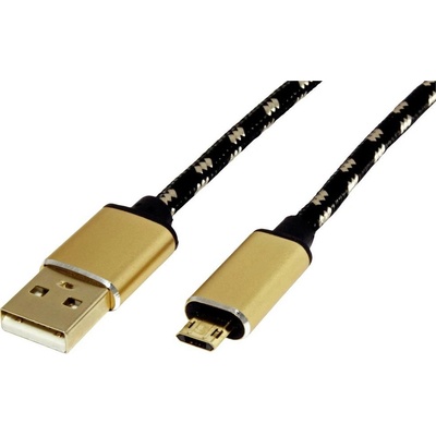 Roline 11.02.8820 USB 2.0 USB-A zástrčka USB Micro-B zástrčka 1,8m vícebarevný