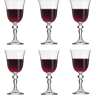 KROSNO Krista sklenice na červené víno 6 x 220 ml