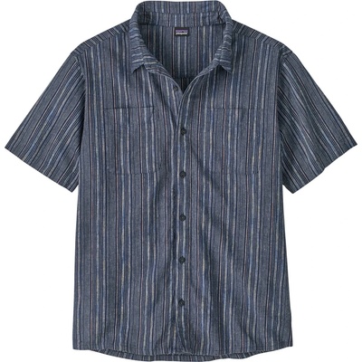 Patagonia Мъжка риза с копчета Patagonia Back Step Shirt - Rapids: New Navy - размер L (033-3133-0313)