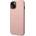 GUESS PU Leather Saffiano Заден протектор за iPhone 14 Plus Pink Guess | Rozov | ЖЕНИ | UNI