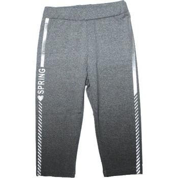 Kugo dívčí 3/4 legíny šedá melírovaná