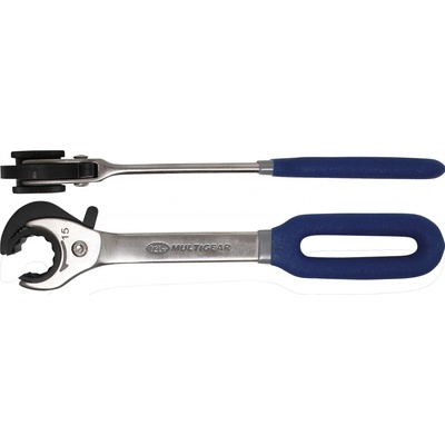 BGS technic Ráčnový očkový klíč, otevřený 15 mm BGS 30835