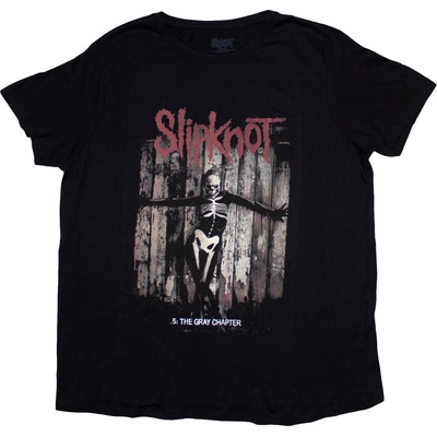 Slipknot . 5: The Gray Chapter Album Black XL Дамски Риза (SKTS11LB04)