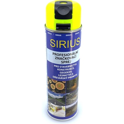 Sirius značkovací sprej 500 ml žltý