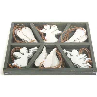 Small Foot Dřevěné vánoční ozdoby anděl